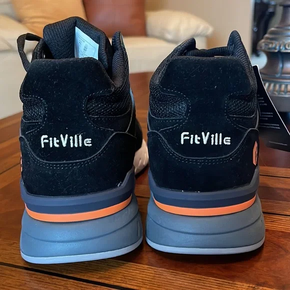 FITVILLE NWT PREMIUM 8W SUEDE WOMENS HIGH-TOP REBOUND CORE W SUPERIOR CUSHION 8W - Picture 10 of 15